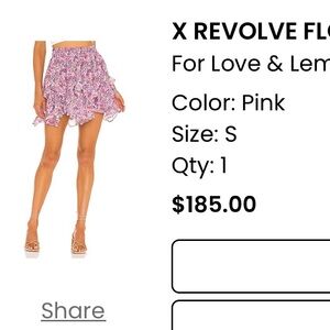 For love and lemons skirt